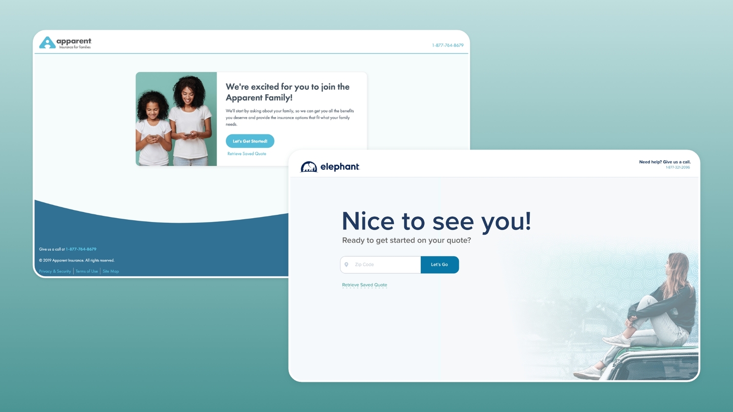 Dual-Brand Landing Page